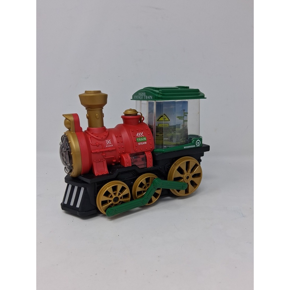 Railway Vintage Train Spray Flashing Colors Makes Train Sounds Christmas Toy. U
